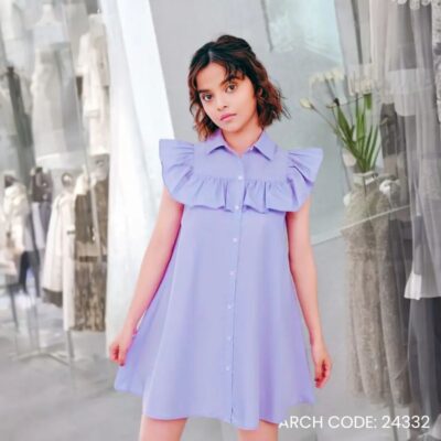 Tiny Trendsetters: Stylish Knee-Length kids top