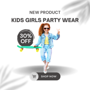 kids girls party wear