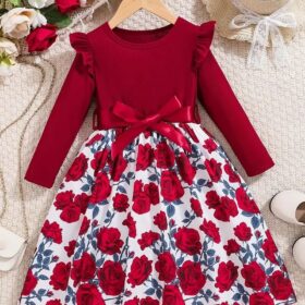 Floral Print Long-Sl...